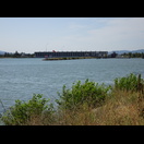 Schleuse und Wasserkraftwerk bei Beauchastel